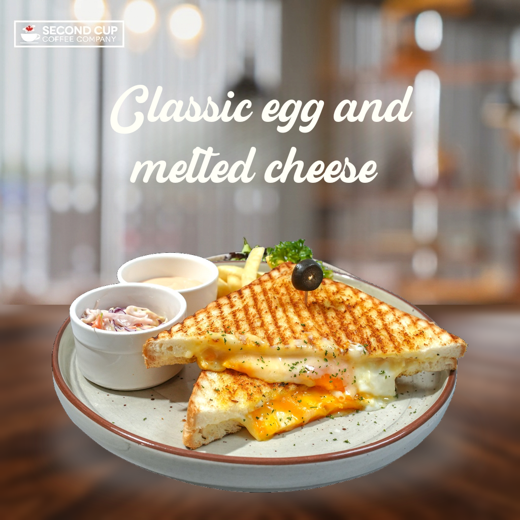 Classic Egg & Melted Cheese Sandwich