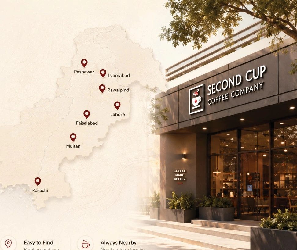 Great coffee is always close by.