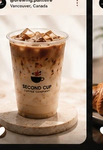 Second Cup coffee moment