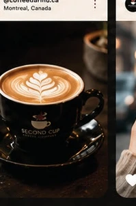 Second Cup coffee moment