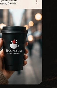Second Cup coffee moment